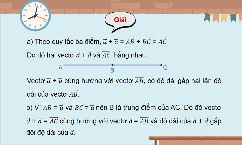 Giáo án Toán 10 Bài 9: Tích của một vectơ với một số