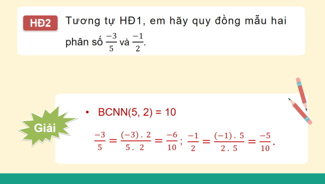 PowerPoint Toán 6 Bài 24: So sánh phân số. Hỗn số dương