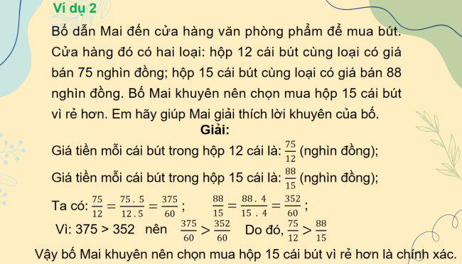 PowerPoint Toán 6 Luyện tập chung trang 13