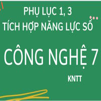 Kế hoạch tích hợp năng lực số môn Công nghệ lớp 7 - Kết nối tri thức 
