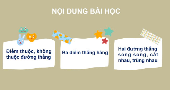 PowerPoint Toán 6 Bài 32: Điểm và đường thẳng