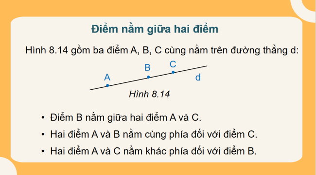 PowerPoint Toán 6 Bài 33: Điểm nằm giữa hai điểm. Tia