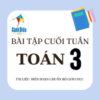 Đề luyện tập cuối tuần Toán lớp 3 Cánh diều - Tuần 22
