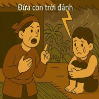 Truyện cổ tích: Đứa con trời đánh