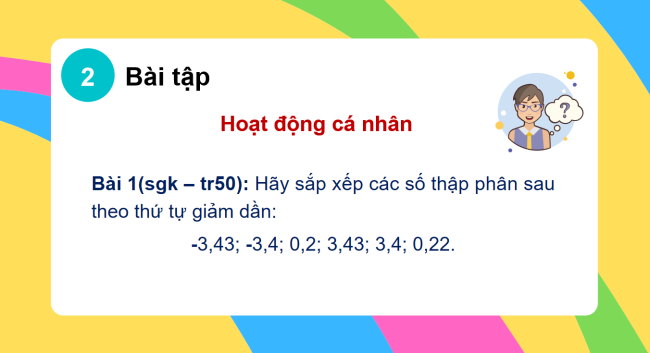 PowerPoint Toán 6 Bài tập cuối chương 6
