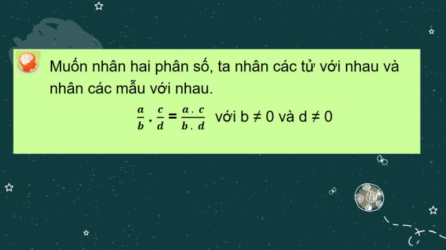 PowerPoint Toán 6 Bài 4: Phép nhân, phép chia phân số