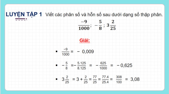 PowerPoint Toán 6 Bài 5: Số thập phân
