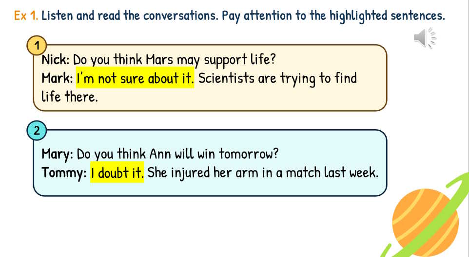 Tiếng Anh 8 Unit 12: Communication
