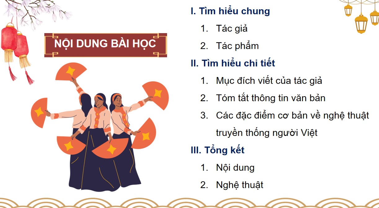 Giáo án PPT Văn 10 Kết nối tri thức Bài Nghệ thuật truyền thống của người Việt