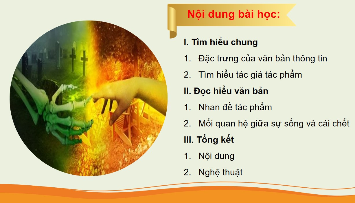 Giáo án PPT Văn 10 Kết nối tri thức Bài Sự sống và cái chết