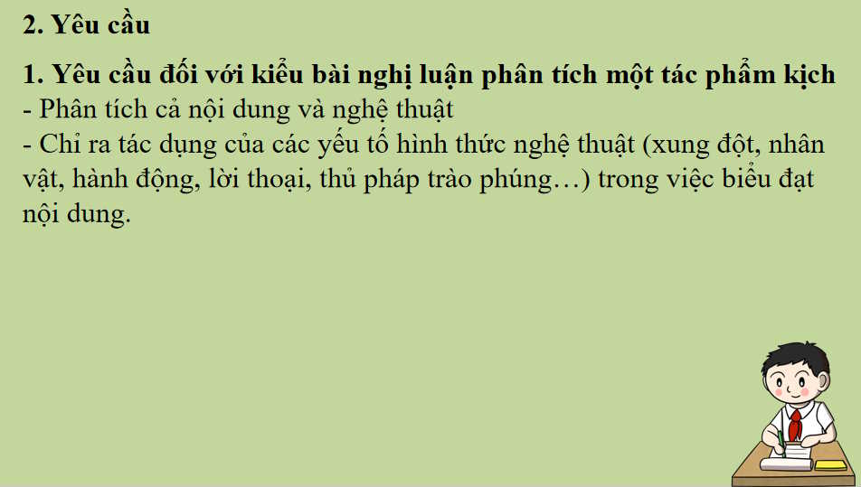 Ngữ văn 9 Bài 9: Phân tích một tác phẩm kịch