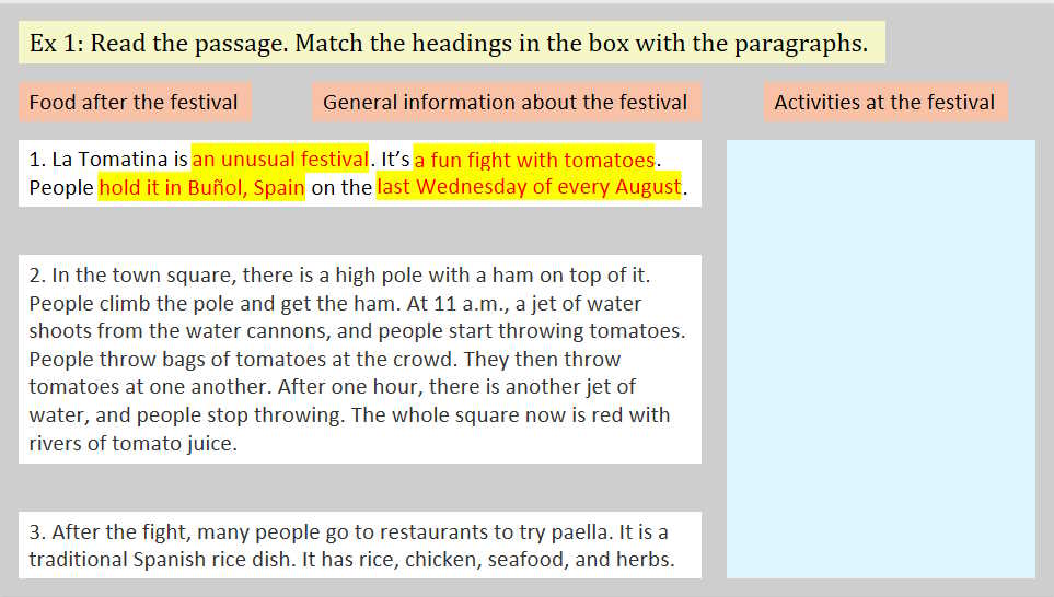 Giáo án Tiếng Anh 7 Review 3: Skills