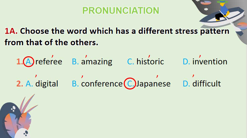 Giáo án Tiếng Anh 8 Review 4: Language