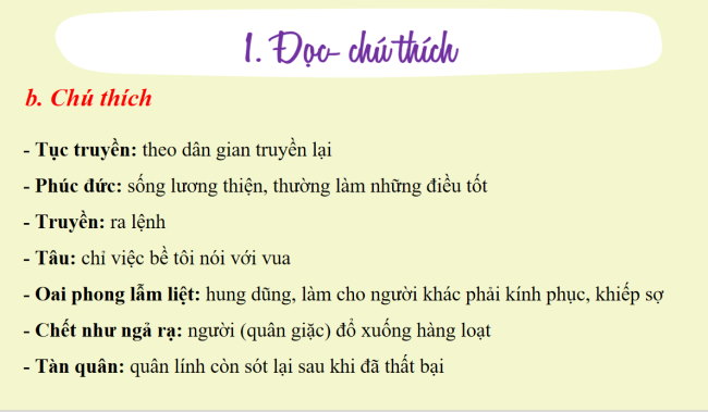 PowerPoint Ngữ văn 6 Bài 6: Thánh Gióng