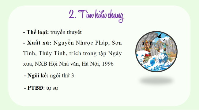 PowerPoint Ngữ văn 6 Bài 6: Sơn Tinh, Thủy Tinh
