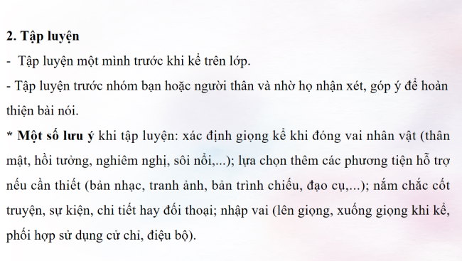 PowerPoint Ngữ văn 6 Bài 7: Kể lại một truyện cổ tích bằng lời một nhân vật