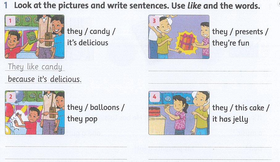 SBT Family and Friends 4 Unit 8 Lesson 2 minh họa 1