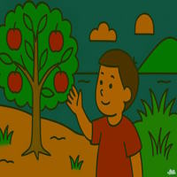Truyện cổ tích: Cậu bé và cây táo