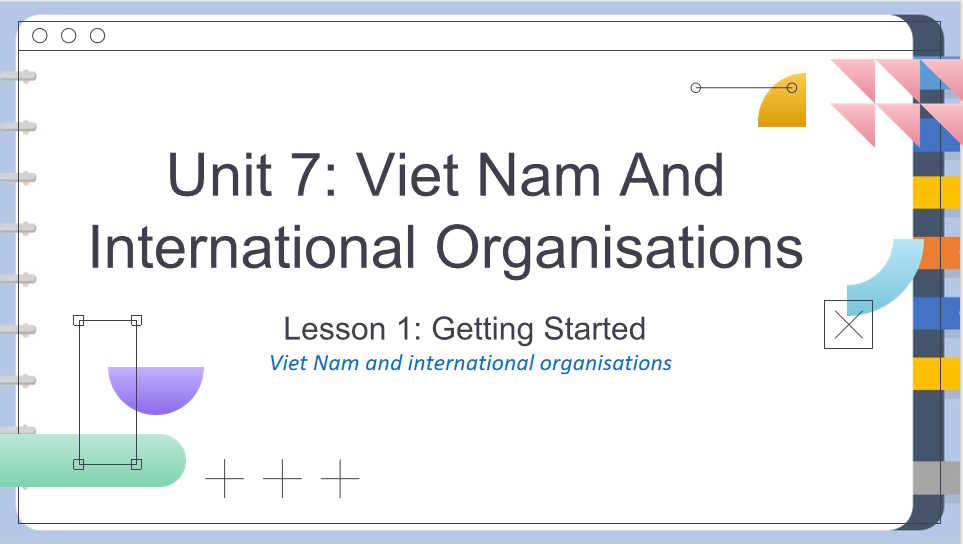 Giáo án Tiếng Anh 10 Unit 7: Getting Started