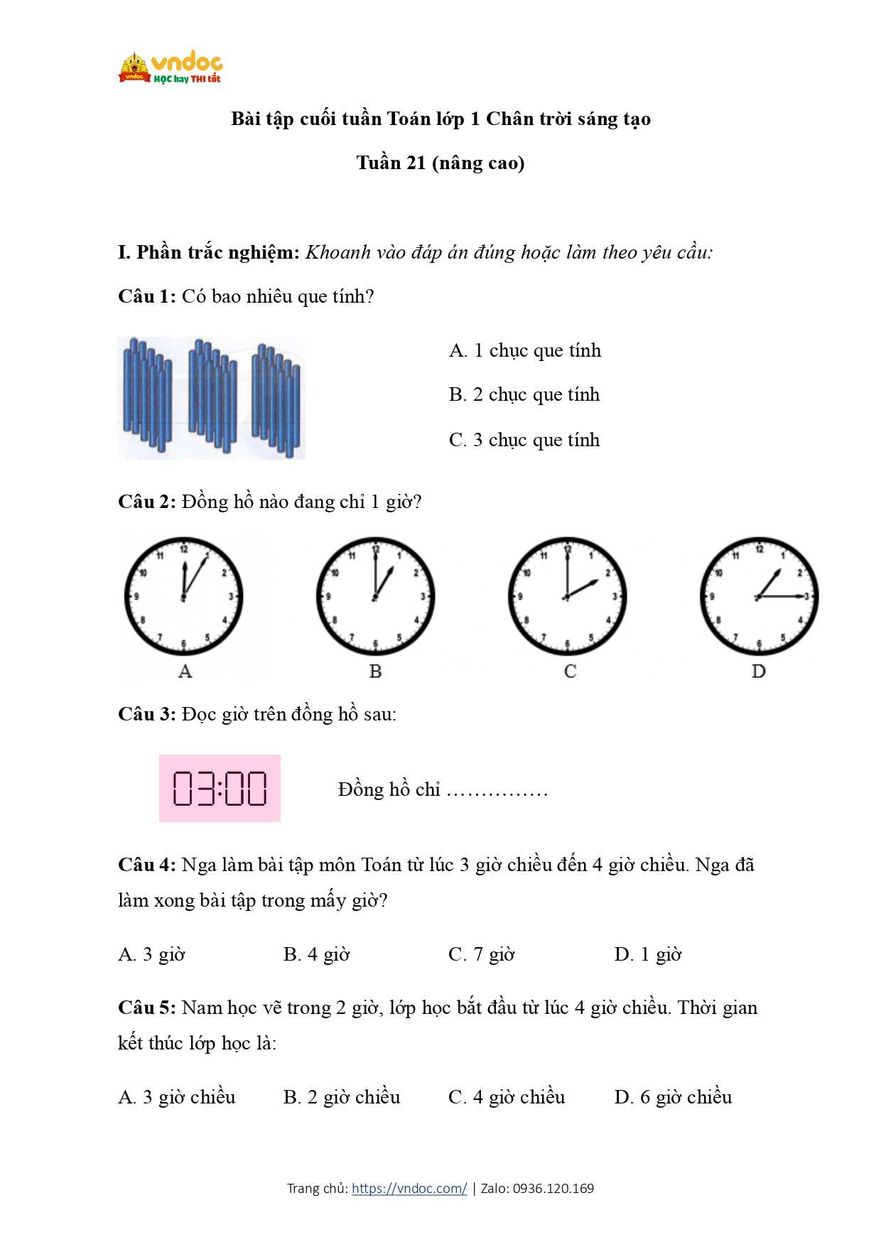 bai tap cuoi tuan mon toan 1 tuan 21 nang cao ctst page 0001*868574