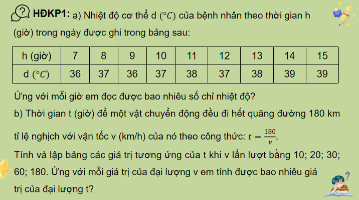 Giáo án Toán 8 Bài 1: Khái niệm hàm số