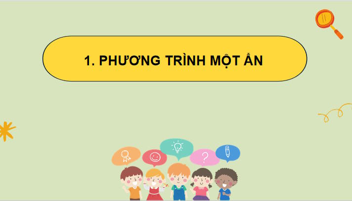 Giáo án Toán 8 Bài 1: Phương trình bậc nhất một ẩn 