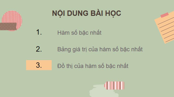 Giáo án Toán 8 Bài 3: Hàm số bậc nhất y = ax + b 