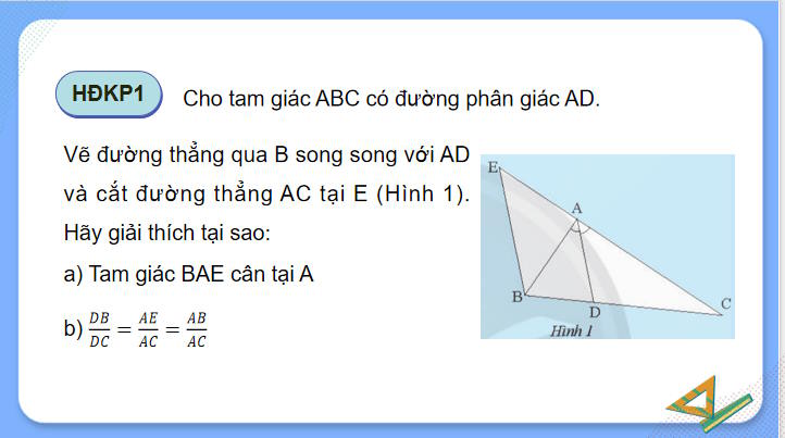 Giáo án Toán 8 Bài 3: Tính chất đường phân giác của tam giác 
