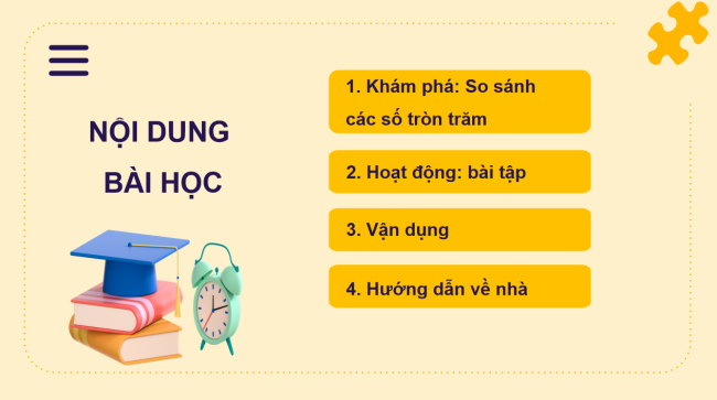 PowerPoint Toán 2 Bài 50: So sánh các số, tròn trăm, tròn chục