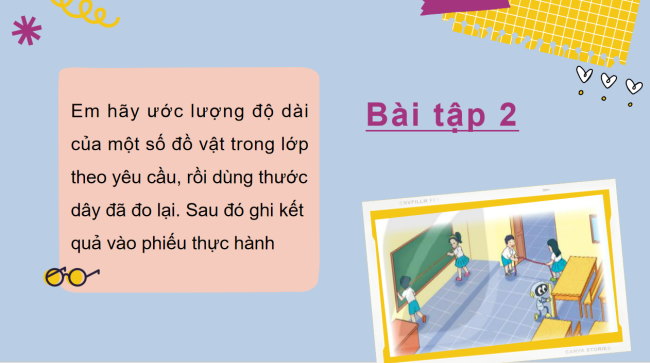 PowerPoint Toán 2 Bài 57: Thực hành và trải nghiệm đo độ dài