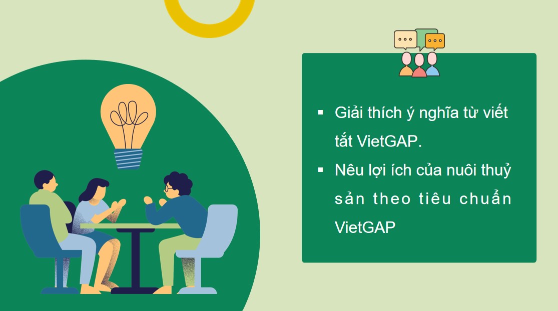 PowerPoint Công nghệ 12 Kết nối tri thức Bài Nuôi thuỷ sản theo tiêu chuẩn VietGAP