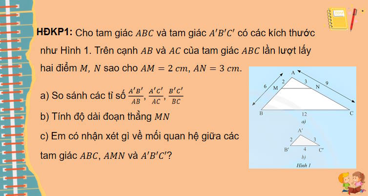 Toán 8 Bài 2: Các trường hợp đồng dạng của hai tam giác