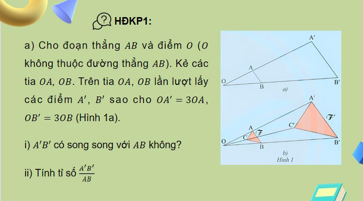Toán 8 Bài 4: Hai hình đồng dạng