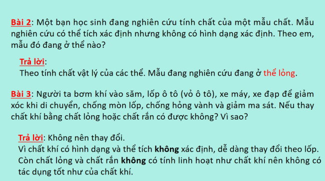 PowerPoint Khoa học tự nhiên 6 Bài tập Chủ đề 3 và 4