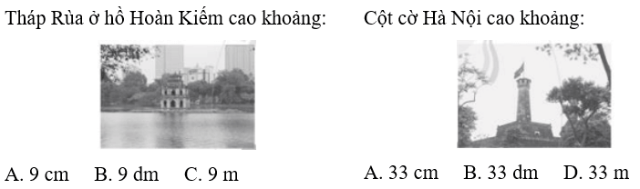 Vở bài tập Toán lớp 2 Bài 82: Mét (trang 65) | Cánh diều