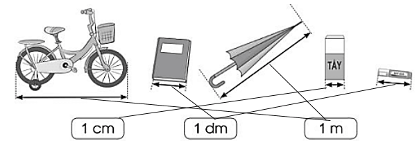 Vở bài tập Toán lớp 2 Bài 82: Mét (trang 65) | Cánh diều