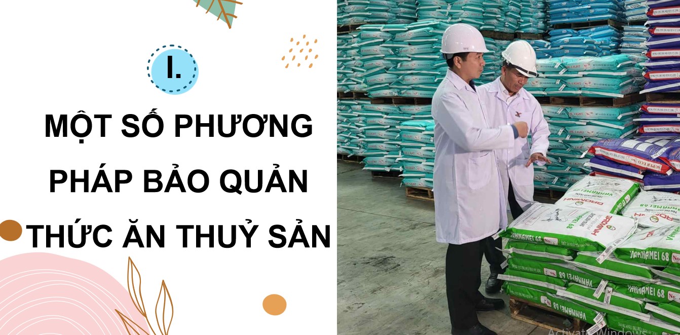 PowerPoint Công nghệ 12 KNTT Phương pháp bảo quản và chế biến thức ăn thuỷ sản