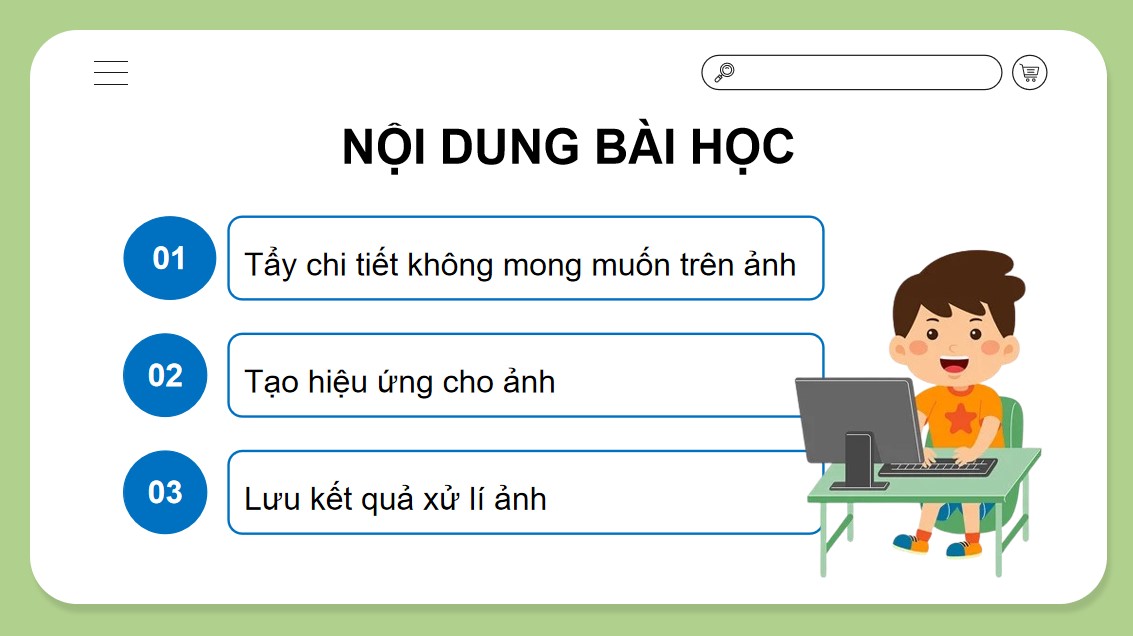 PowerPoint Tin học 8 CTST Bài Tẩy, tạo hiệu ứng cho ảnh