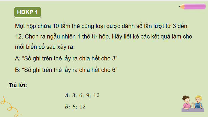 Giáo án Toán 8 Bài 1: Mô tả xác suất bằng tỉ số
