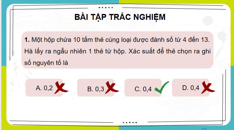 Toán 8 Bài tập cuối chương 9
