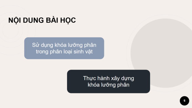PowerPoint Khoa học tự nhiên 6 Bài 15: Khóa lưỡng phân