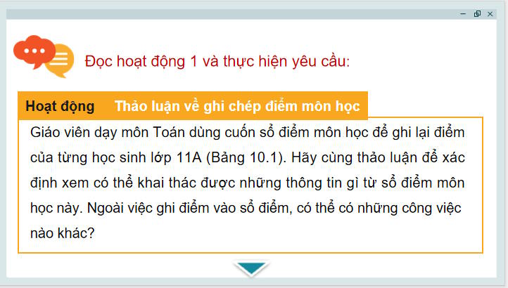 Tin học 11 Bài 10: Lưu trữ dữ liệu và khai thác thông tin phục vụ quản lí