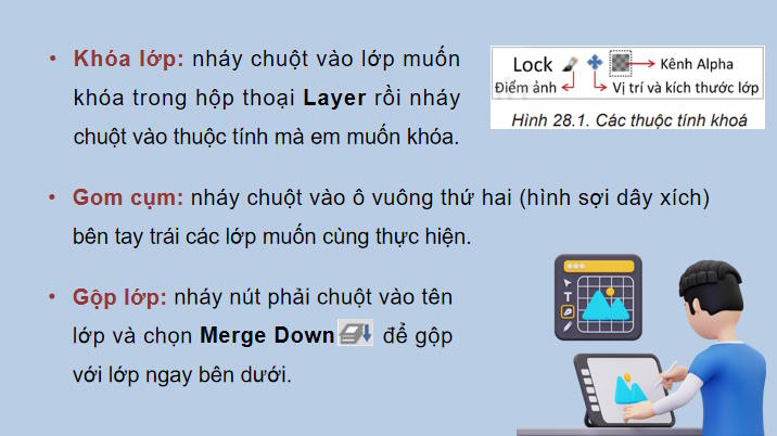 Tin học 11 Bài 28: Tạo ảnh động