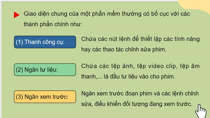 Tin học 11 Bài 29: Khám phá phần mềm làm phim