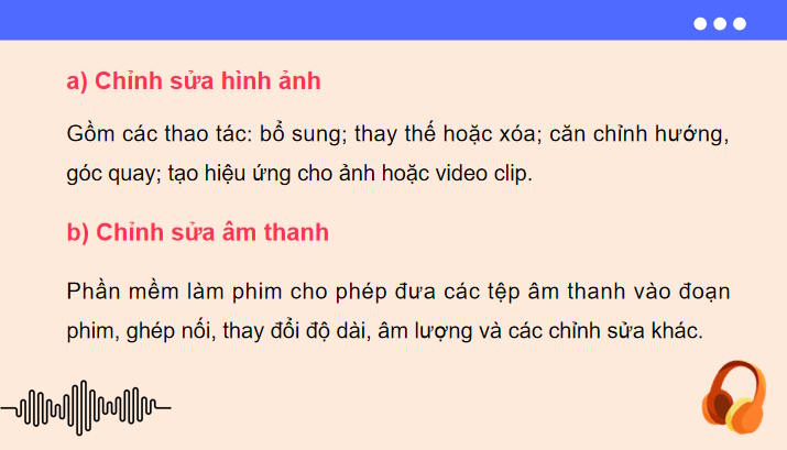 Tin học 11 Bài 30: Biên tập phim