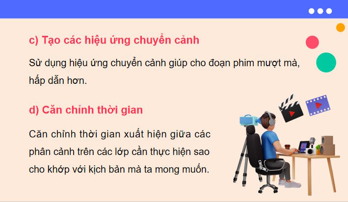 Tin học 11 Bài 30: Biên tập phim