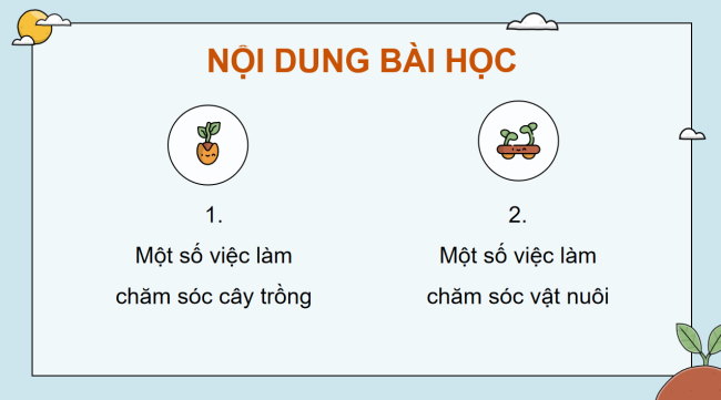 PowerPoint Khoa học 4 Bài 17: Chăm sóc cây trồng và vật nuôi