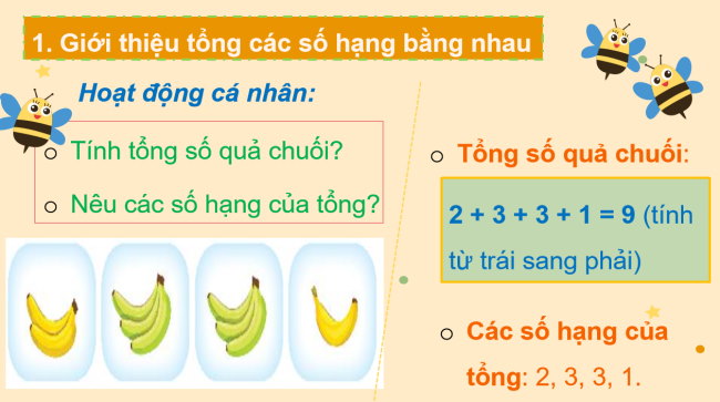 PowerPoint Toán 2: Tổng các số hạng bằng nhau