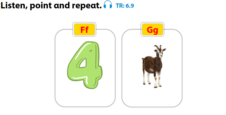 Tiếng Anh lớp 1 Wonderful World Unit 6 Lesson 4 minh họa 1