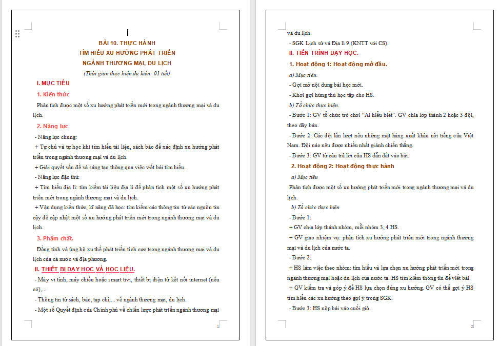 Giáo án PowerPoint Địa lí 9 Kết nối Bài 10 